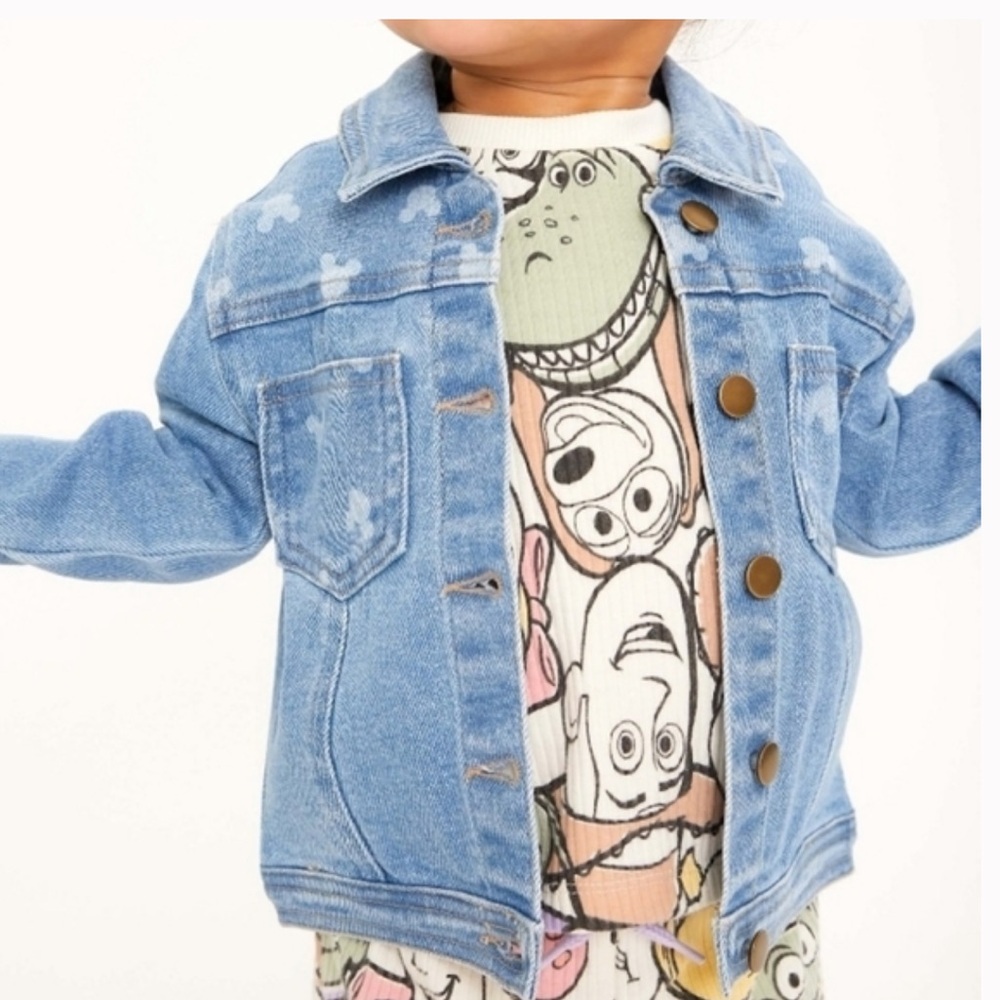 12M Toddler Disney Mickey and Minnie Jean Jacket - Picture 2 of 3